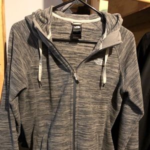 North Face Fleece Jacket-Gray